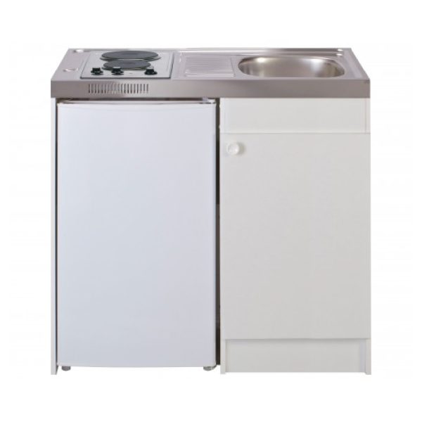 Cuisinette L100cm avec domino amovible et frigo encastrable possible