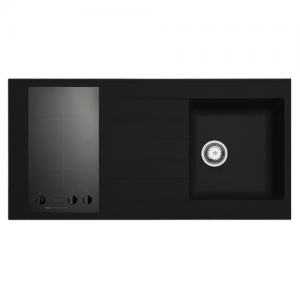 Dessus cuisinette en composite noir