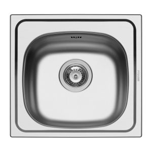 cuve carré en inox à encastrer