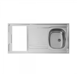 Dessus cuisinette en inox