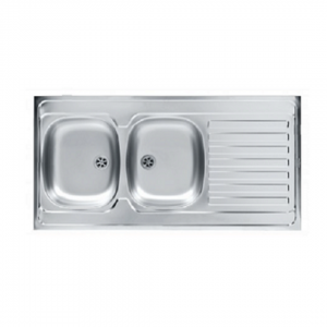 Evier à poser en inox et anti-rayure