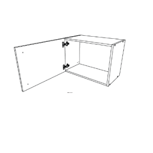 Meuble haut mélaminé pour cuisine