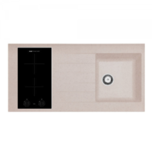 Dessus de cuisinette en composite avec domino induction intégré