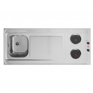Dessus de cuisinette en inox