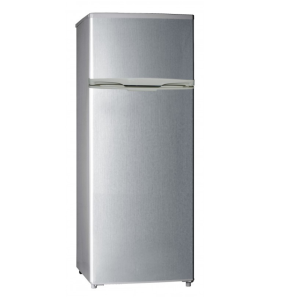 Réfrigérateur pose libre en inox avec un volume totale de 206L